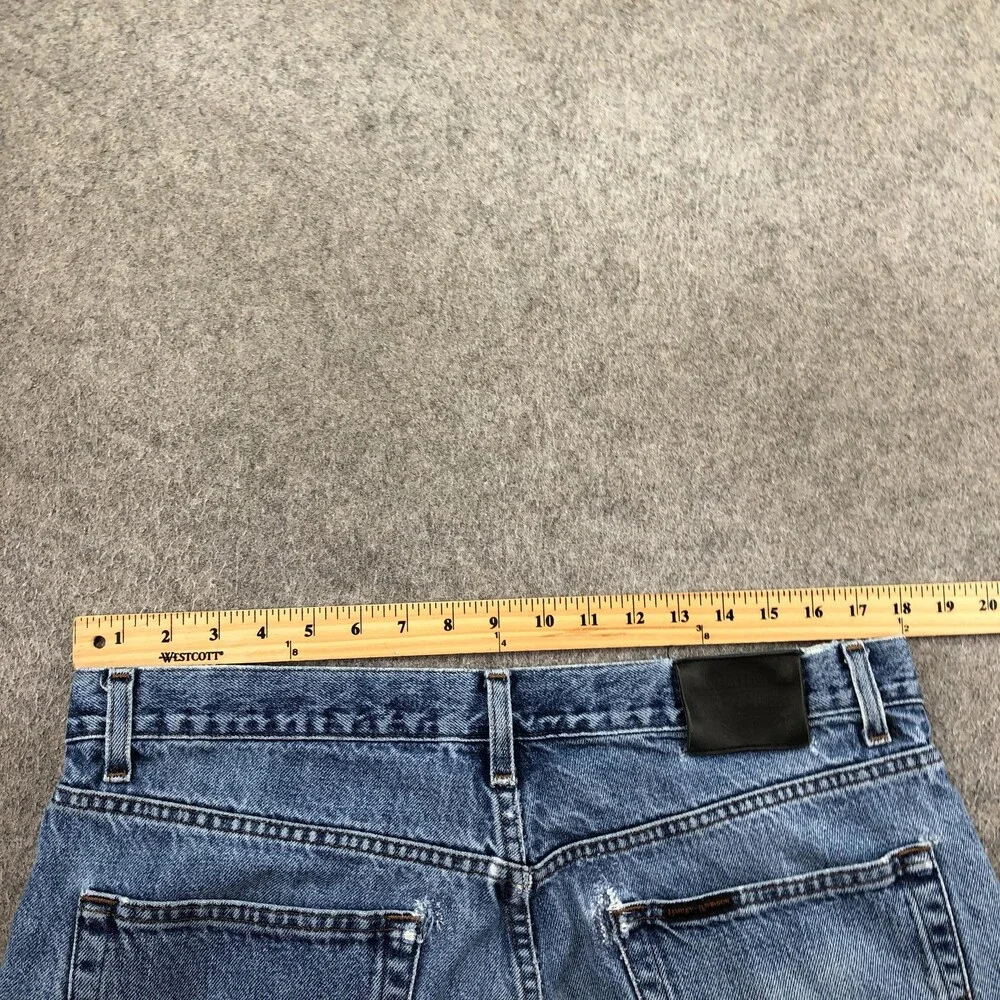 Harley-Davidson Jeans Mens 36x32 Blue Medium Wash Straight Denim Distressed